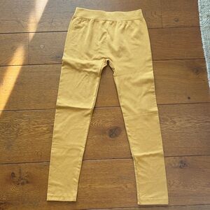 Charlotte Russe Yellow Leggings/ Winter footless tights